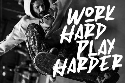 Skulrock Hard Display Typeface Font Creatype Studio 