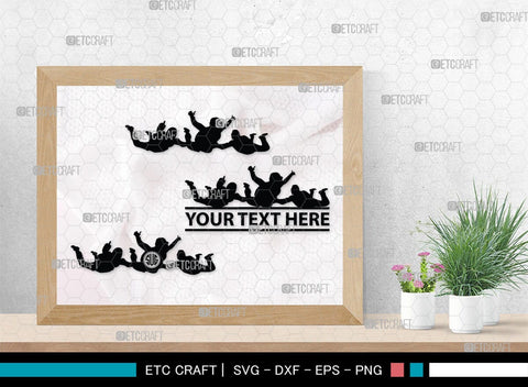 Sky Diving Monogram, Sky Diving Silhouette, Sky Diving SVG, Sky Diving Svg, Parachute Svg, Sky Diver Svg, SB00129 SVG ETC Craft 