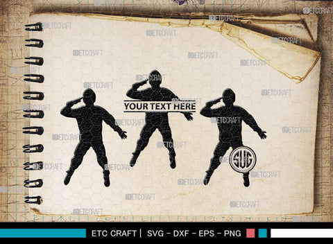 Sky Diving Monogram, Sky Diving Silhouette, Sky Diving SVG, Sky Diving Svg, Parachute Svg, Sky Diver Svg, SB00129 SVG ETC Craft 