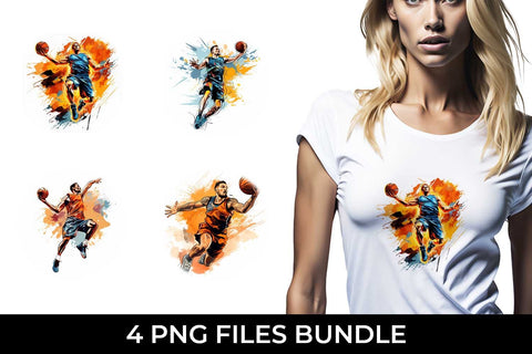 Slam Dunk Spectacle: Basketball Player's Playoff Glory T-Shirt Sublimation Bundle Sublimation Sintegra 