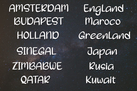 Slaras Font twinletter 