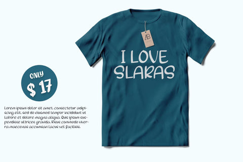 Slaras Font twinletter 