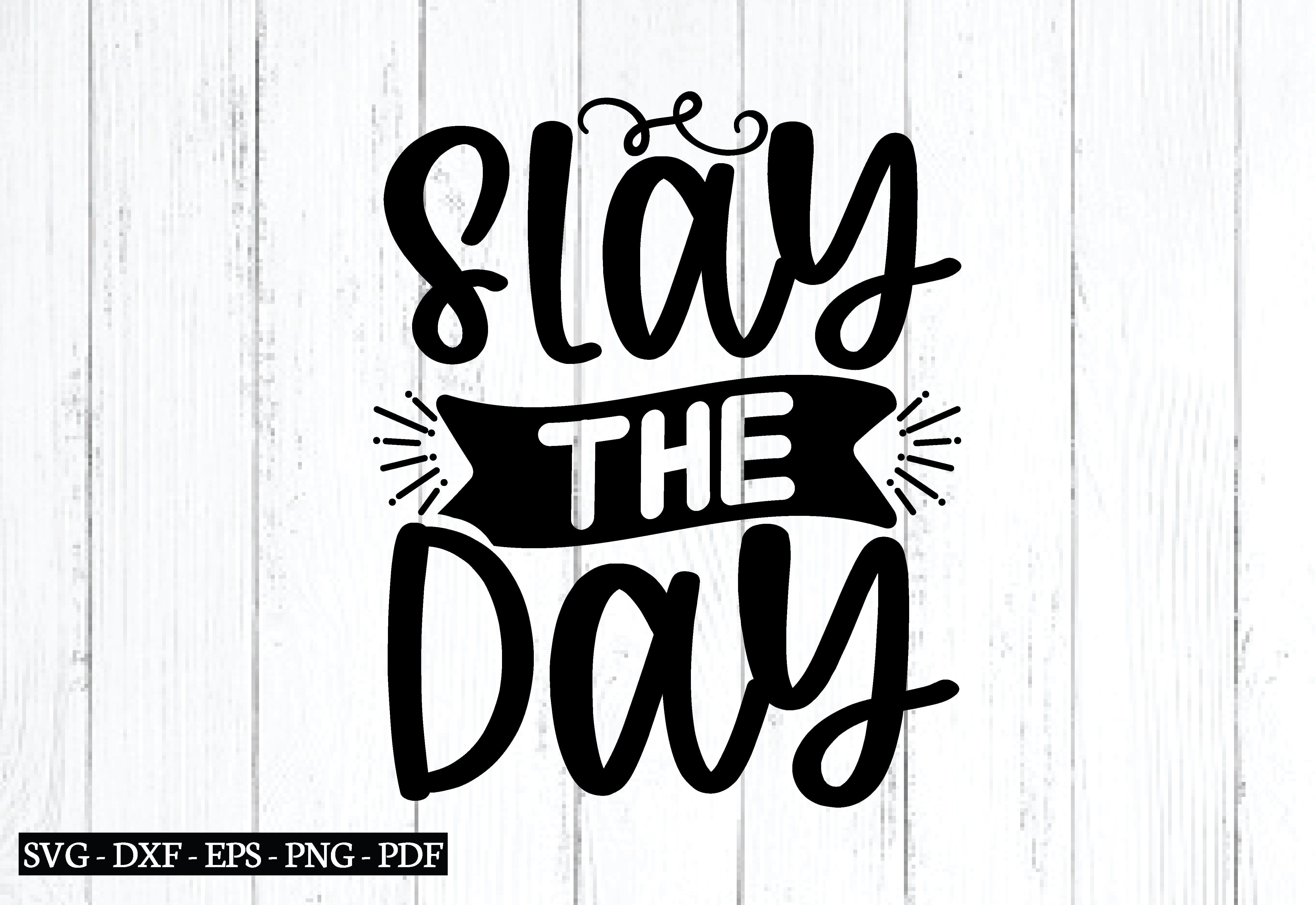 She Slays On Purpose, Motivational Quotes' Sticker | Spreadshirt