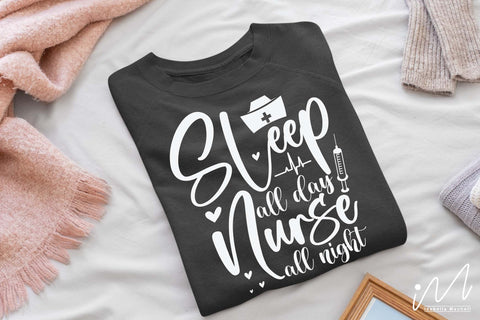 sleep all day nurse all night svg,Nurse Svg,Doctor Svg,Nursing Svg,Medical Svg SVG Isabella Machell 
