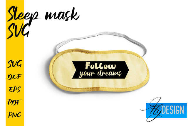 Sleep Mask SVG | Mask SVG | Funny Sleep Mask Quotes SVG Fly Design 