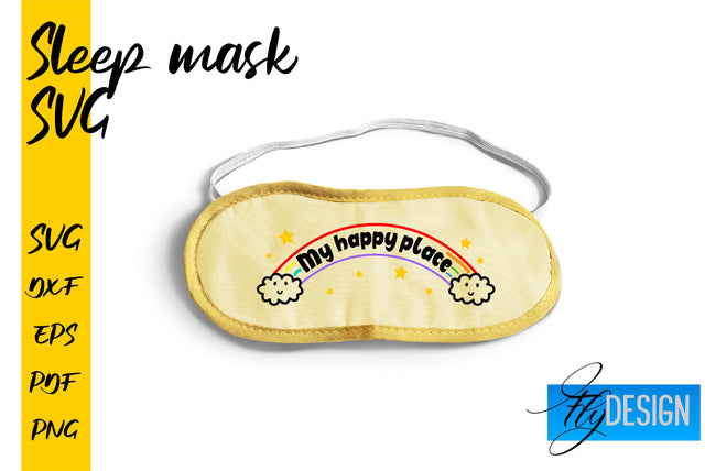 Sleep Mask SVG | Mask SVG | Funny Sleep Mask Quotes SVG Fly Design 
