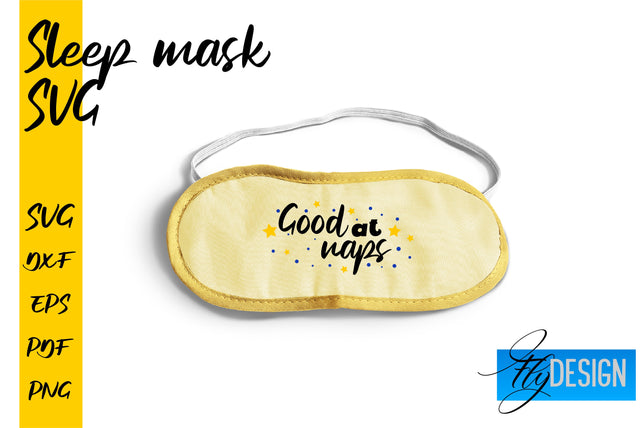 Sleep Mask SVG | Mask SVG | Funny Sleep Mask Quotes SVG Fly Design 