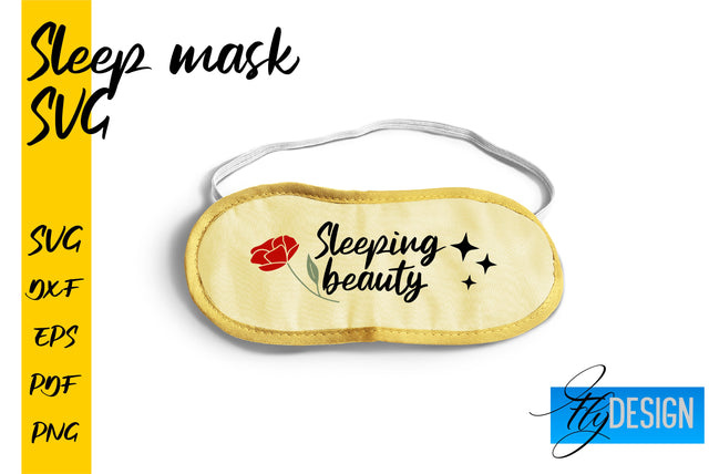 Sleep Mask SVG | Mask SVG | Funny Sleep Mask Quotes SVG Fly Design 