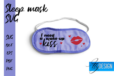 Sleep Mask SVG | Mask SVG | Funny Sleep Mask Quotes SVG Fly Design 