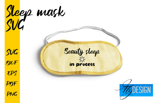 Sleep Mask SVG | Mask SVG | Funny Sleep Mask Quotes SVG Fly Design 