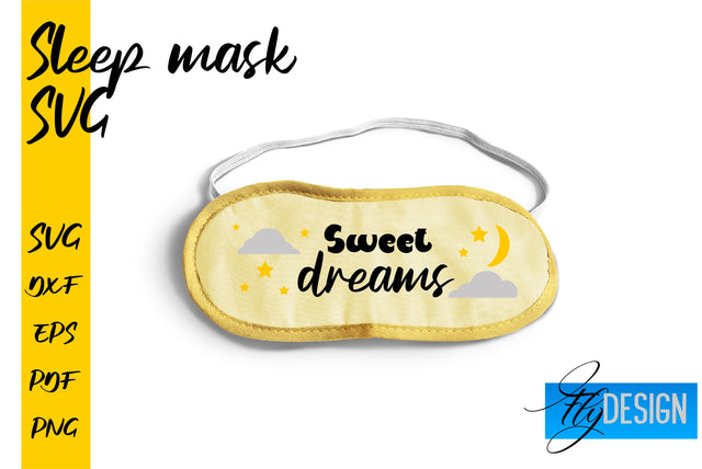 Sleep Mask SVG | Mask SVG | Funny Sleep Mask Quotes SVG Fly Design 