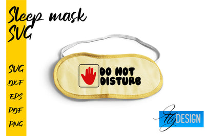 Sleep Mask SVG | Mask SVG | Funny Sleep Mask Quotes SVG Fly Design 
