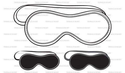 Sleep mask SVG TribaliumArtSF 