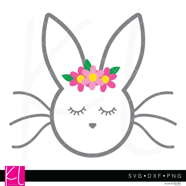 Sleepy Bunny SVG Kelly Lollar Designs 