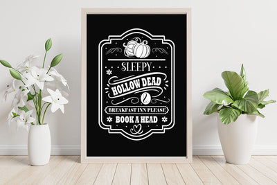 Sleepy Hollow Dead And Breakfast Inn Please Book A Head svg SVG designmaster24 