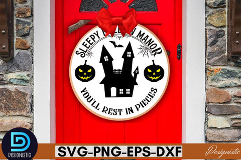 Sleepy hollow manor you'll rest in pieces SVG SVG DESIGNISTIC 