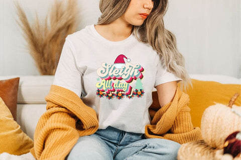 Sleigh All Day Sublimation SVGArt 