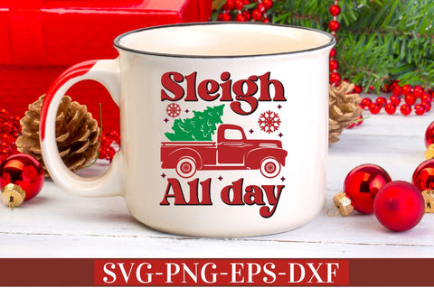 Sleigh all day SVG SVG DESIGNISTIC 