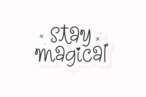 Sleigh Days - Cute Swirls Christmas Font Font KA Designs 