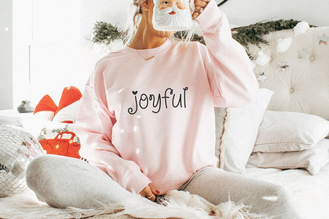 Sleigh Days - Cute Swirls Christmas Font Font KA Designs 