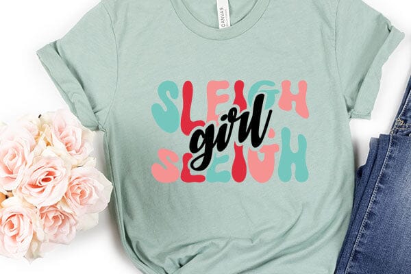 Sleigh Girl Sleigh SVG Angelina750 