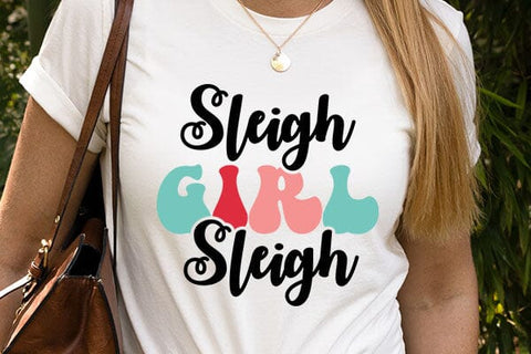 Sleigh Girl Sleigh SVG Angelina750 