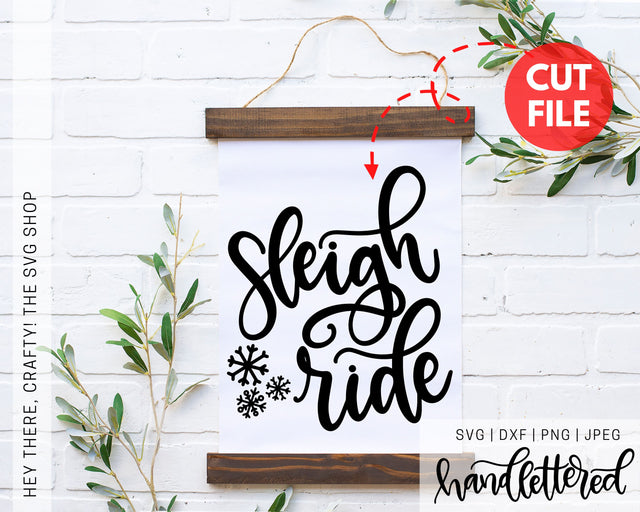 Sleigh Ride SVG Hey There, Crafty! 