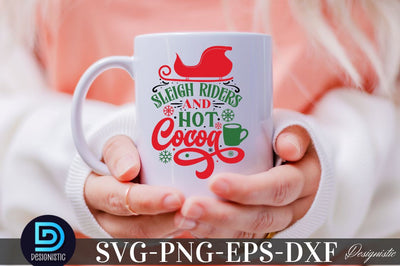 sleigh riders and hot cocoa, Christmas SVG SVG DESIGNISTIC 