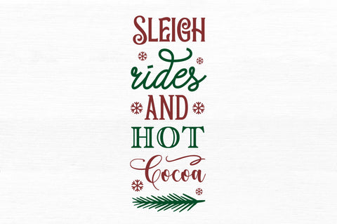Sleigh rides and hot cocoa SVG Design SVG Regulrcrative 