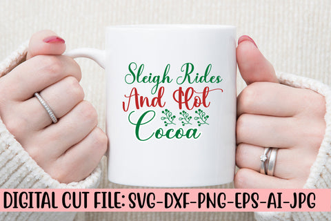 Sleigh Rides And Hot Cocoa SVG Syaman 