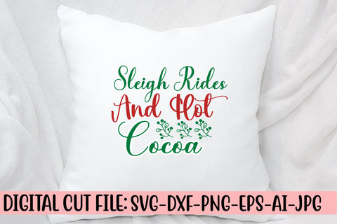 Sleigh Rides And Hot Cocoa SVG Syaman 