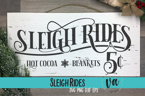 Sleigh Rides SVG SVG V. Anderson Designs 