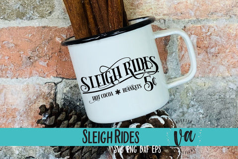 Sleigh Rides SVG SVG V. Anderson Designs 