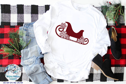 Sleigh SVG SVG Wispy Willow Designs 