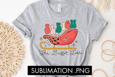Sleigh The Buffet Table Sublimation PNG Sublimation Freeling Design House 