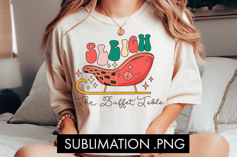 Sleigh The Buffet Table Sublimation PNG Sublimation Freeling Design House 