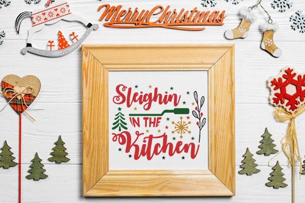 Sleighin in the kitchen SVG Angelina750 