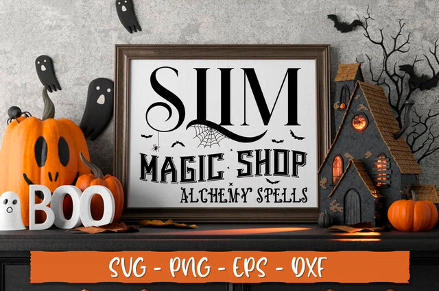 Slim magic shop alchemy spells Sign SVG SVG Shetara Begum 