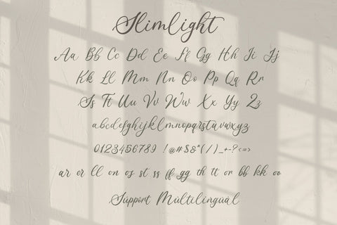 Slimlight Font Rochart studio 