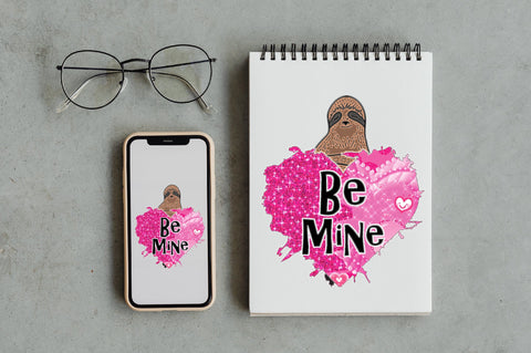 Sloth Be Mine Valentine Sublimation Sublimation Jagonath Roy 