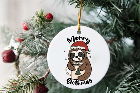 Sloth Christmas Sublimation Sublimation LAM HOANG THUY 