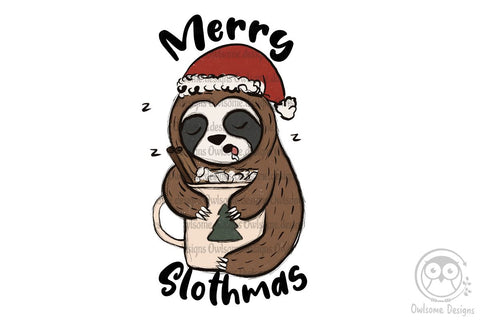 Sloth Christmas Sublimation Sublimation LAM HOANG THUY 