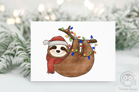 Sloth Christmas Sublimation Sublimation LAM HOANG THUY 