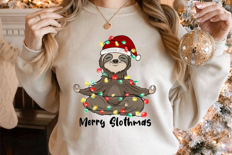 Sloth Christmas Sublimation Sublimation LAM HOANG THUY 