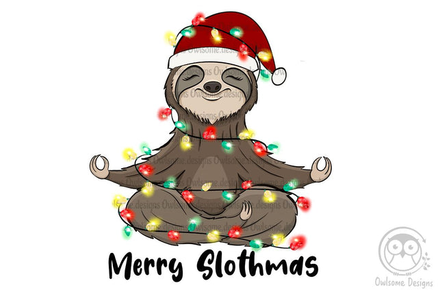 Sloth Christmas Sublimation Sublimation LAM HOANG THUY 