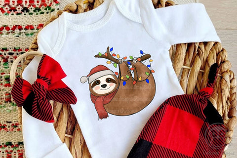 Sloth Christmas Sublimation Sublimation LAM HOANG THUY 