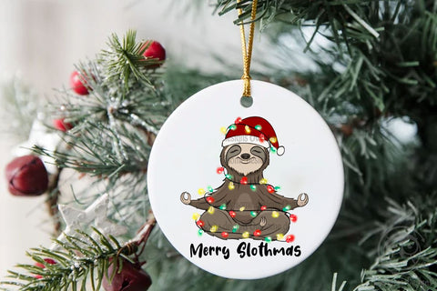 Sloth Christmas Sublimation Sublimation LAM HOANG THUY 