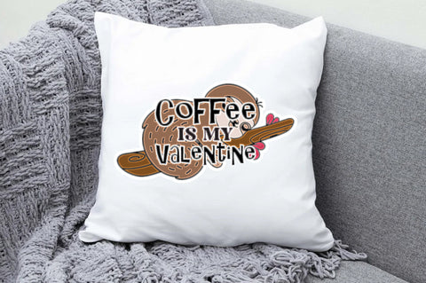 Sloth Coffee is My Valentine PNG Sublimation Jagonath Roy 