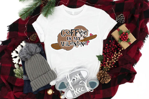 Sloth Coffee is My Valentine PNG Sublimation Jagonath Roy 