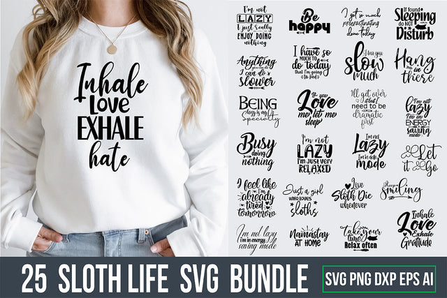 Sloth Life SVG Bundle SVG orpitasn 
